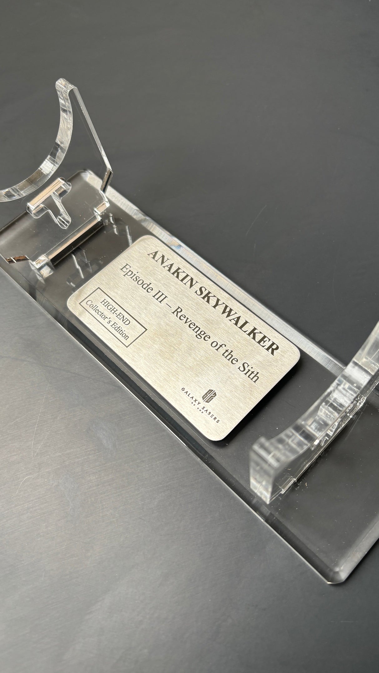 Display Stand & Engraved Plaque